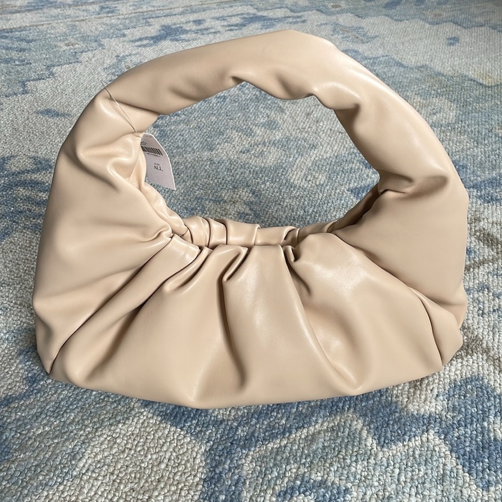 Anthropologie Cream Handbag